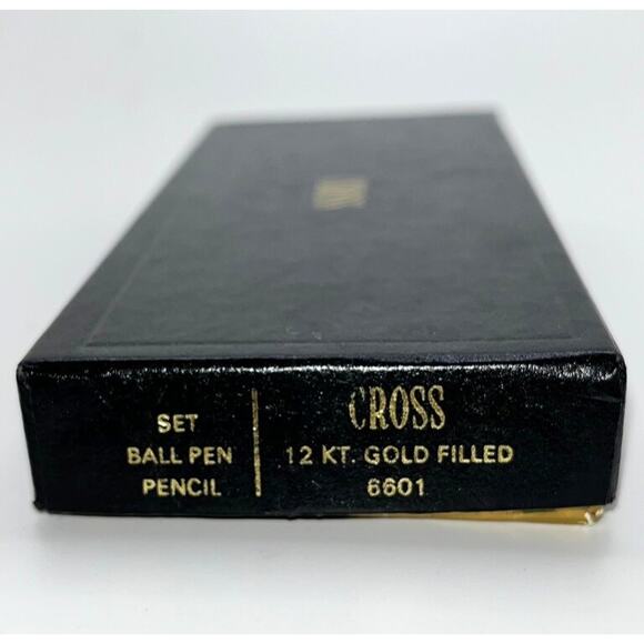 Cross Century 6601 12KT Gold Filled Pen & Pencil Set w/ Box & Sleeves - Picture 6 of 11